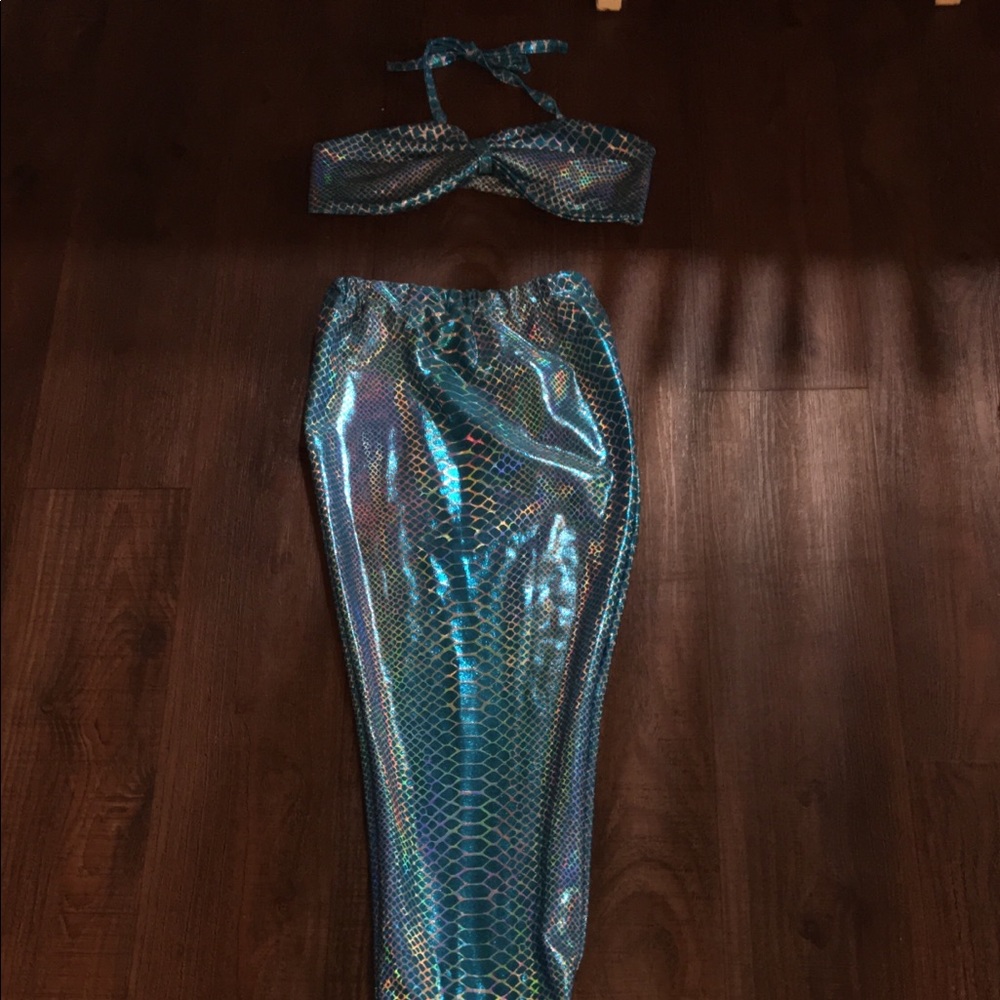 Mermaid Tail with Monofin..